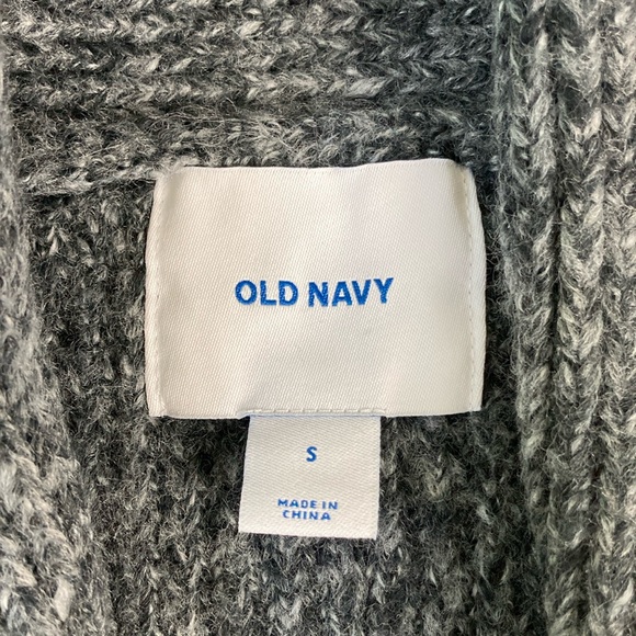 Old Navy Grandpa Cardigan Gray Button Front Size Small - Picture 7 of 11